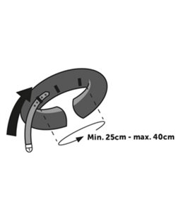 Opblaasbare hondenkraag m