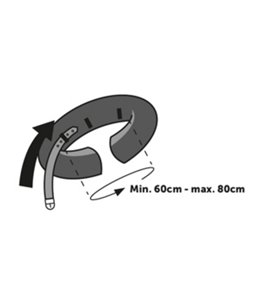 Opblaasbare hondenkraag xl