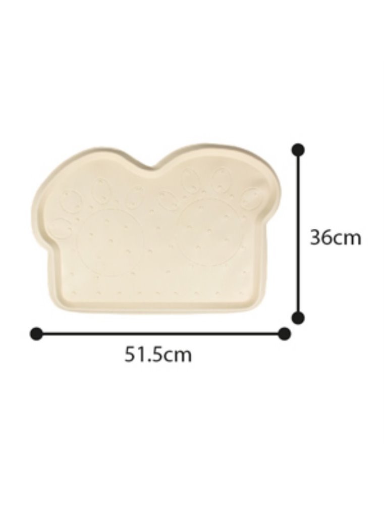 Rubber placemat paw