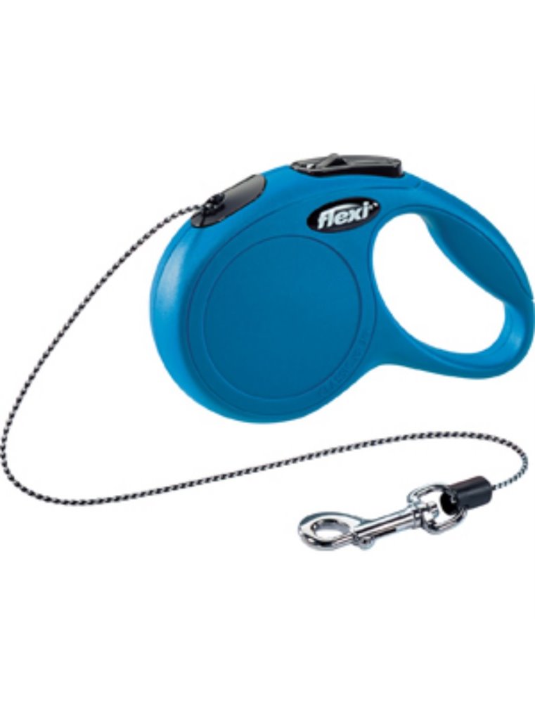 Flexi new classic koord xs blauw 3m-8kg