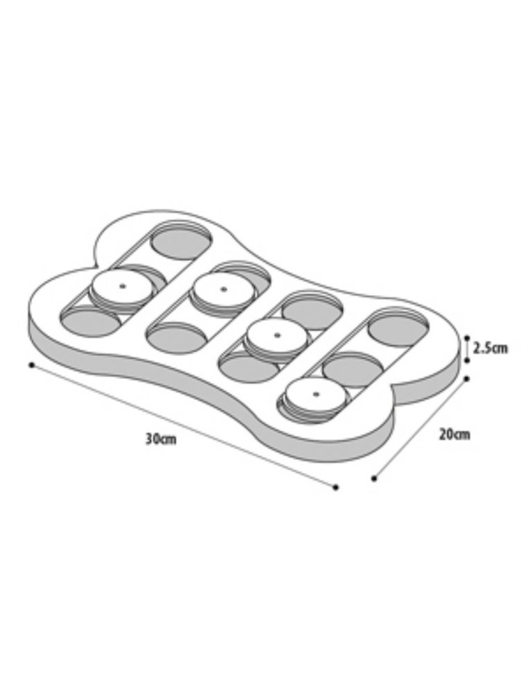 Wooden brain train apollo 30x20cm