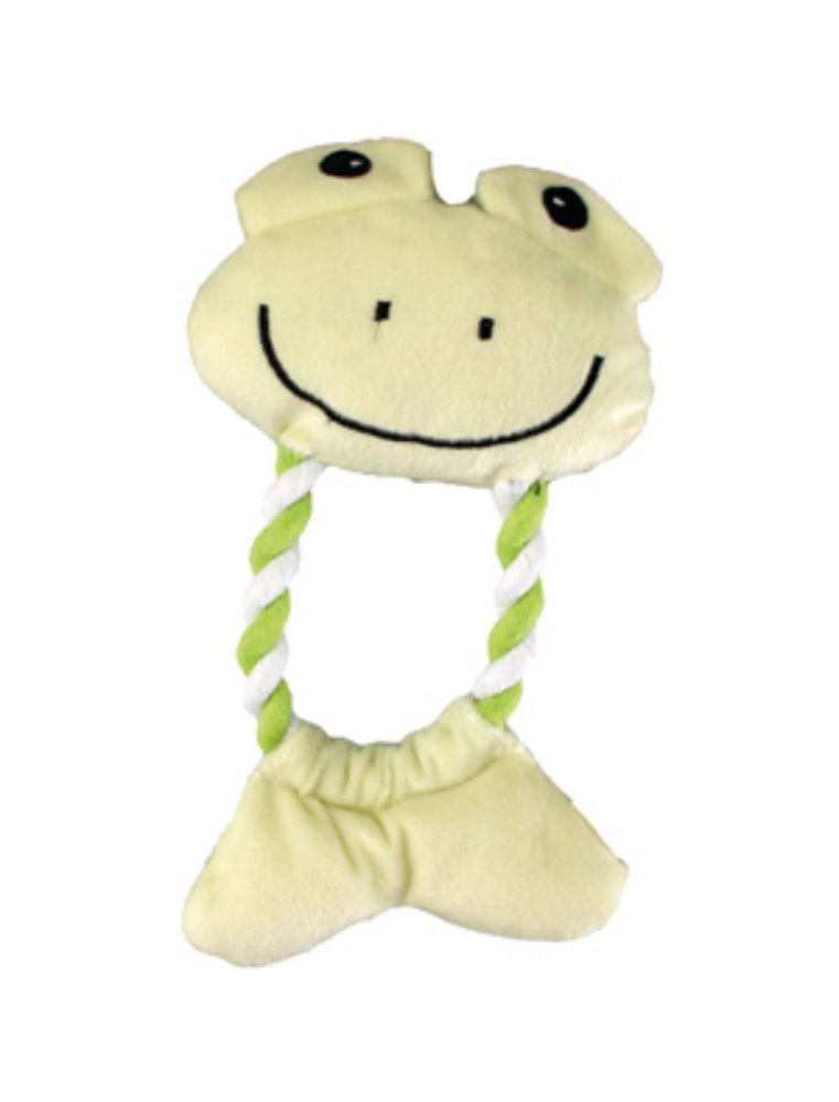 Pluche baby dier touw 22cm ass