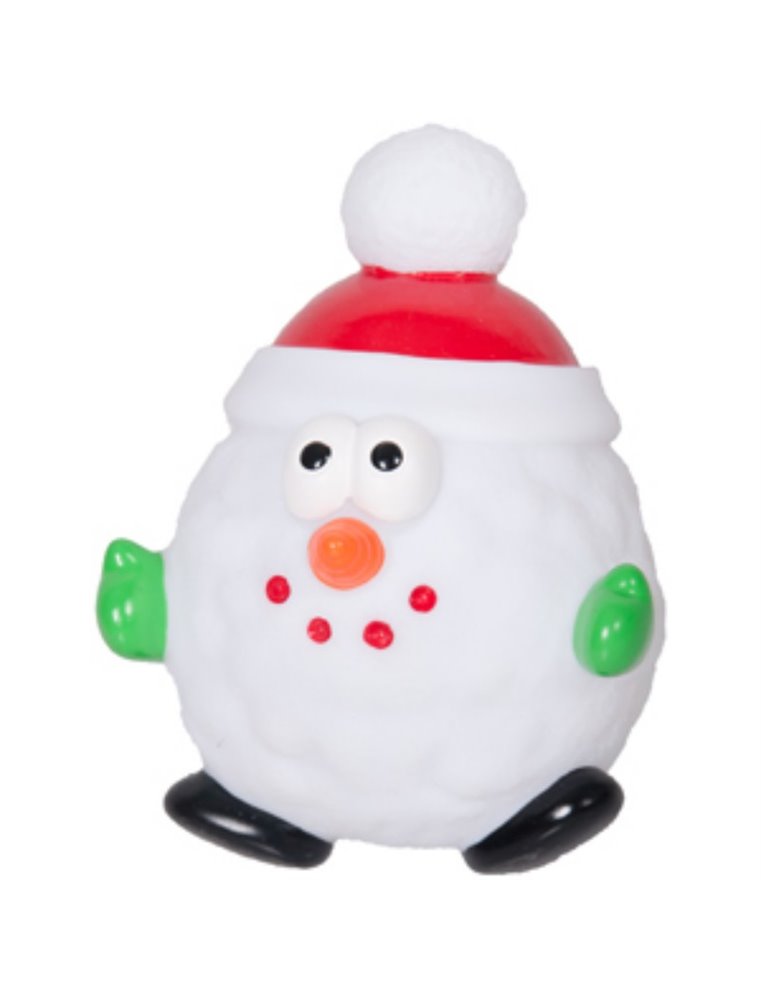 Kerstspeelgoed vinyl 12cm disp ass