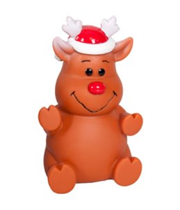 Kerstspeelgoed vinyl 12cm disp ass