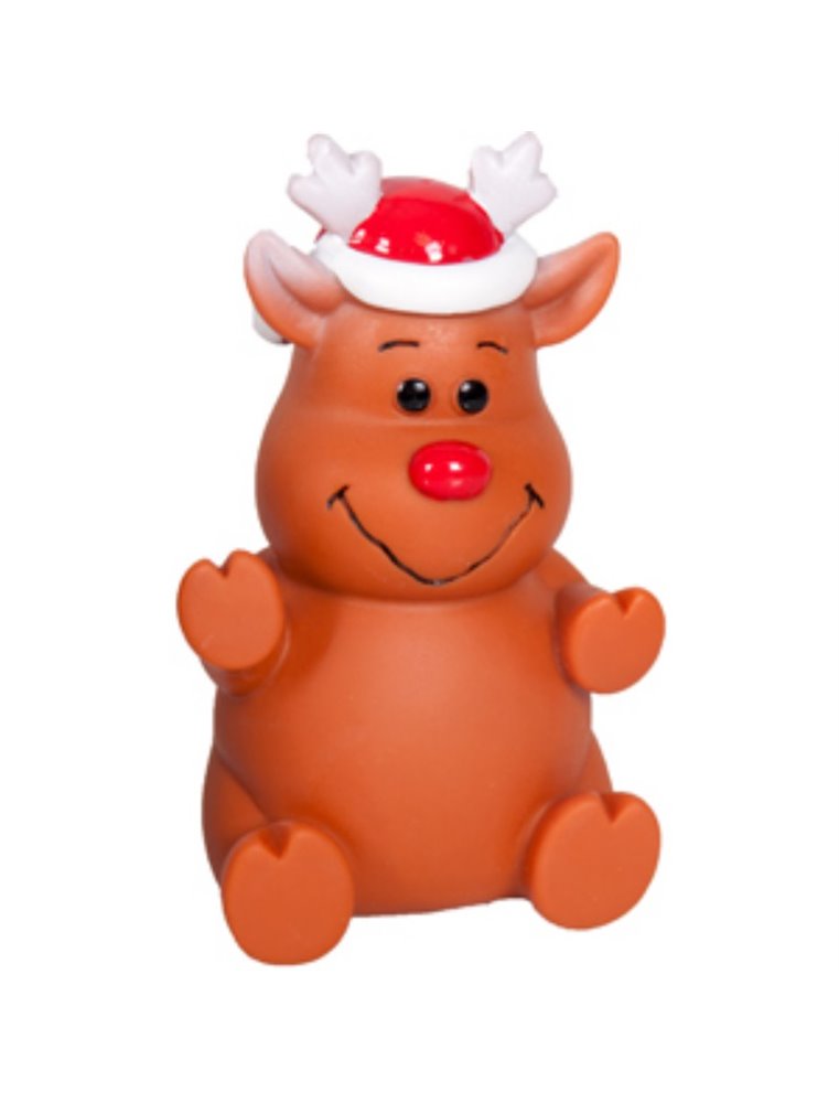 Kerstspeelgoed vinyl 12cm disp ass