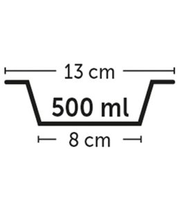 Eetpot selecta carbon 13cm 500ml