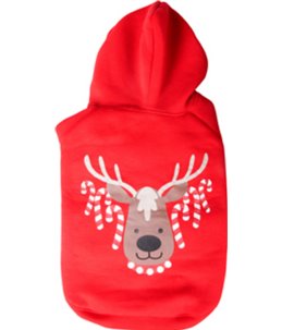 Hondentrui led kerst rood 30cm