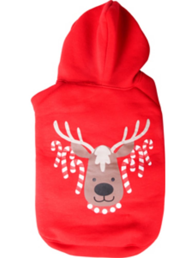 Hondentrui led kerst rood 30cm