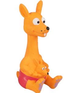 Latex zittende diertjes 19cm