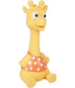 Latex zittende diertjes 19cm