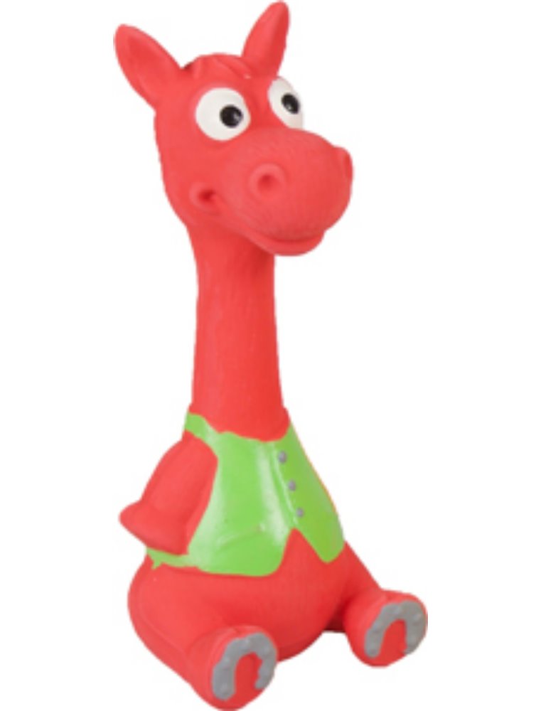 Latex zittende diertjes 19cm