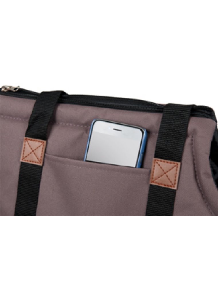 Draagtas taupe 40x20x23cm