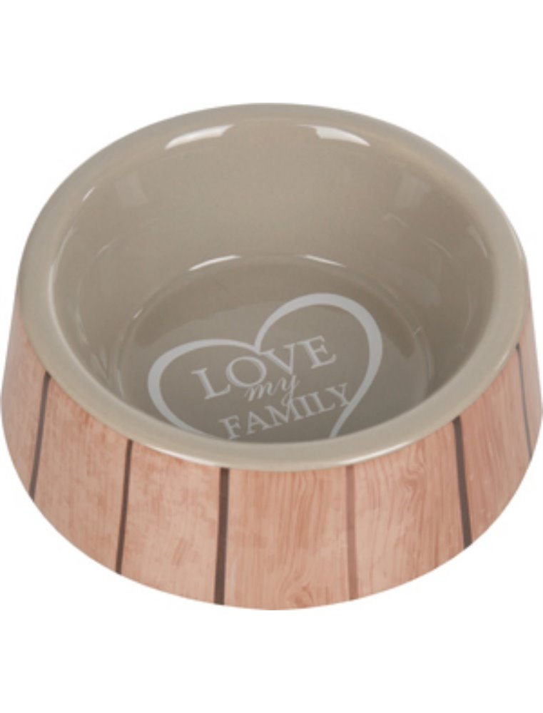 Shabby chic eetpot heart14cm400ml