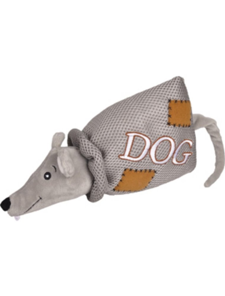 Pluche rat in a sack 27cm ass