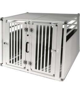Hondenkooi alu 2-deurs 97x92x68cm 