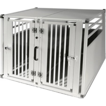 Hondenkooi alu 2-deurs 97x92x68cm 