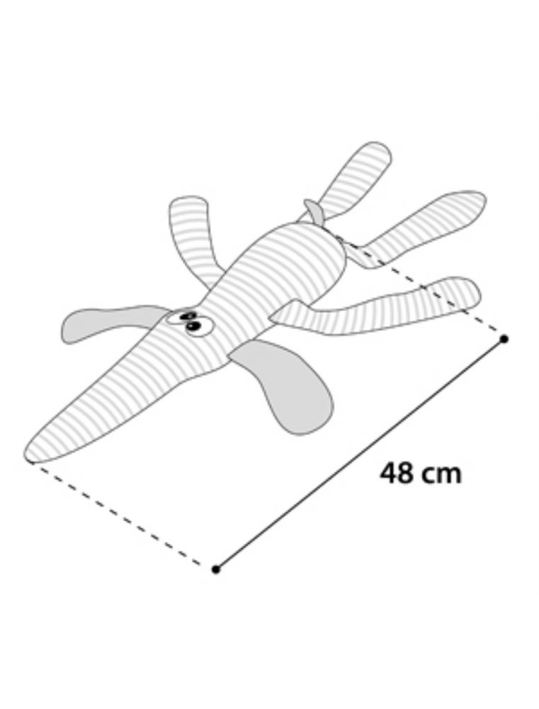 Pluche olifant 82cm ass