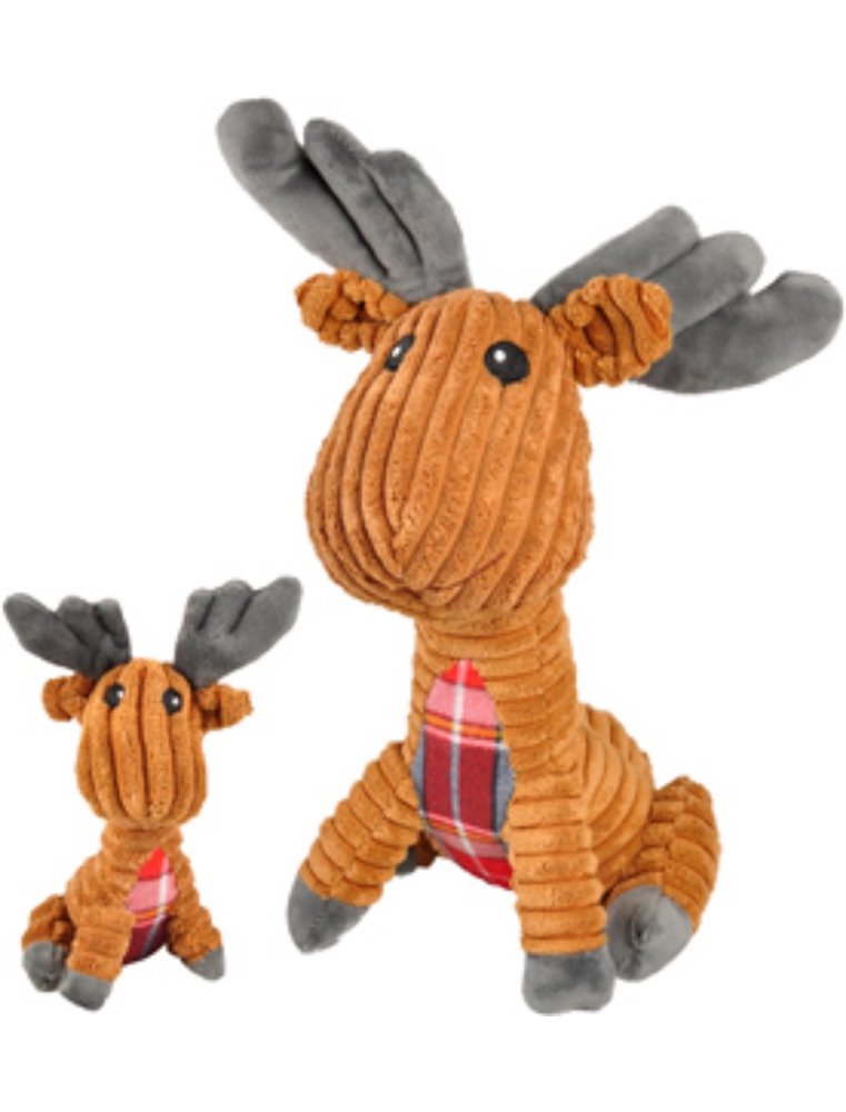 Cosy corduroy rendier 32cm