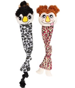 Pluche hoofd met voeten ass