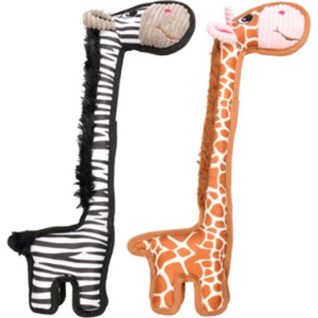 Nylon giraf/zebra met lange nek ass 