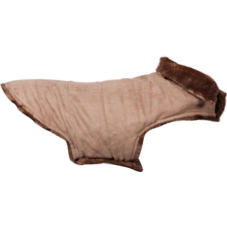 Hondenjas grizly beige ruglengte 50cm 