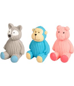 Latex varken/beer/gorilla 12cm ass