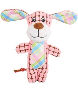 Pluche hond roze