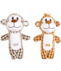 Pluche aap grijs/beige ass