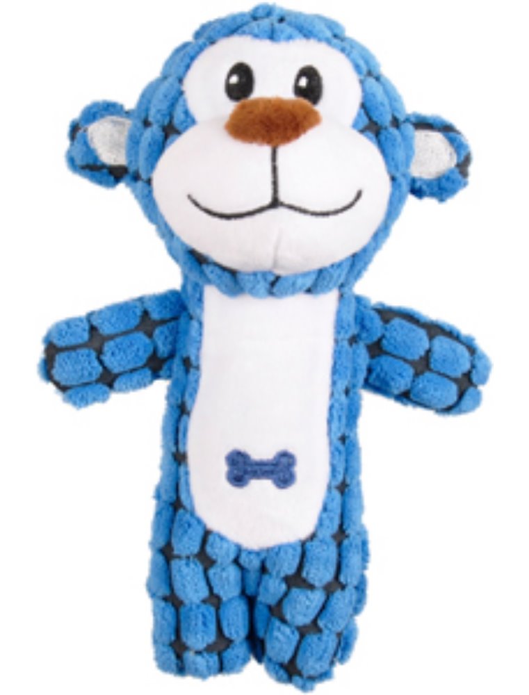 Pluche aap groen/rood/blauw ass