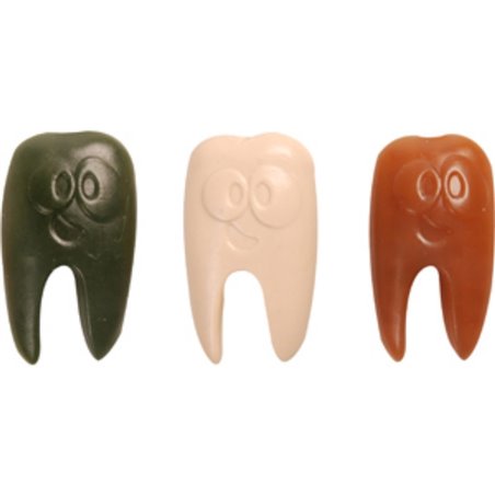 Veggie tand 10cm 3pcs mix disp 