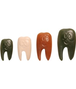 Veggie tand 8cm 6 pcs mix disp