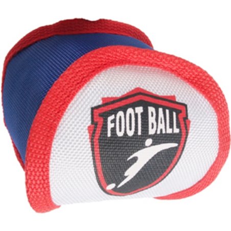 Hs soccer bal rood/wit/blauw 10cm 