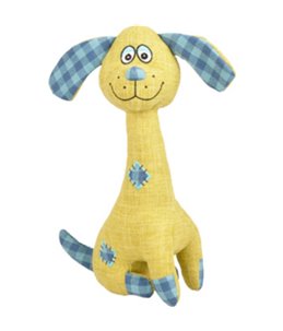 Hond geel met lange oren 33 cm