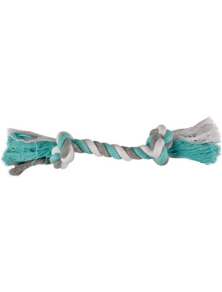 Hs katoen jim knoopbeen 2 knopen munt/wit/grijs m 30cm