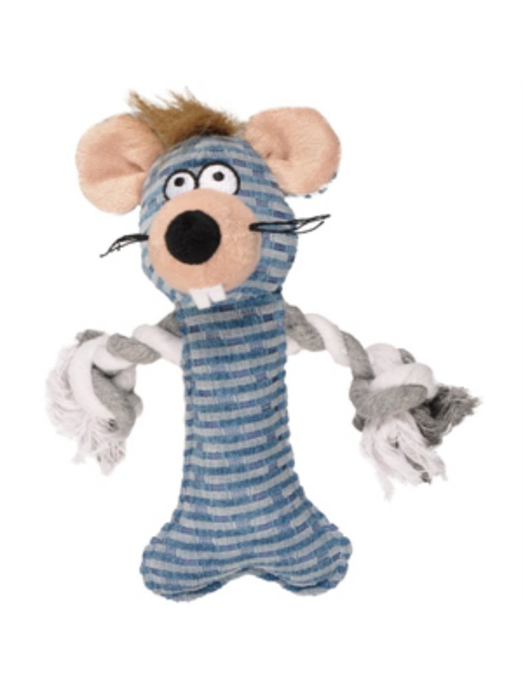 Nicky hs muis met touw 22 cm