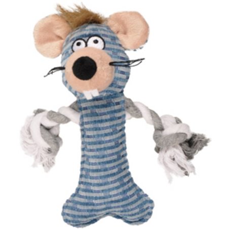 Nicky hs muis met touw 22 cm 