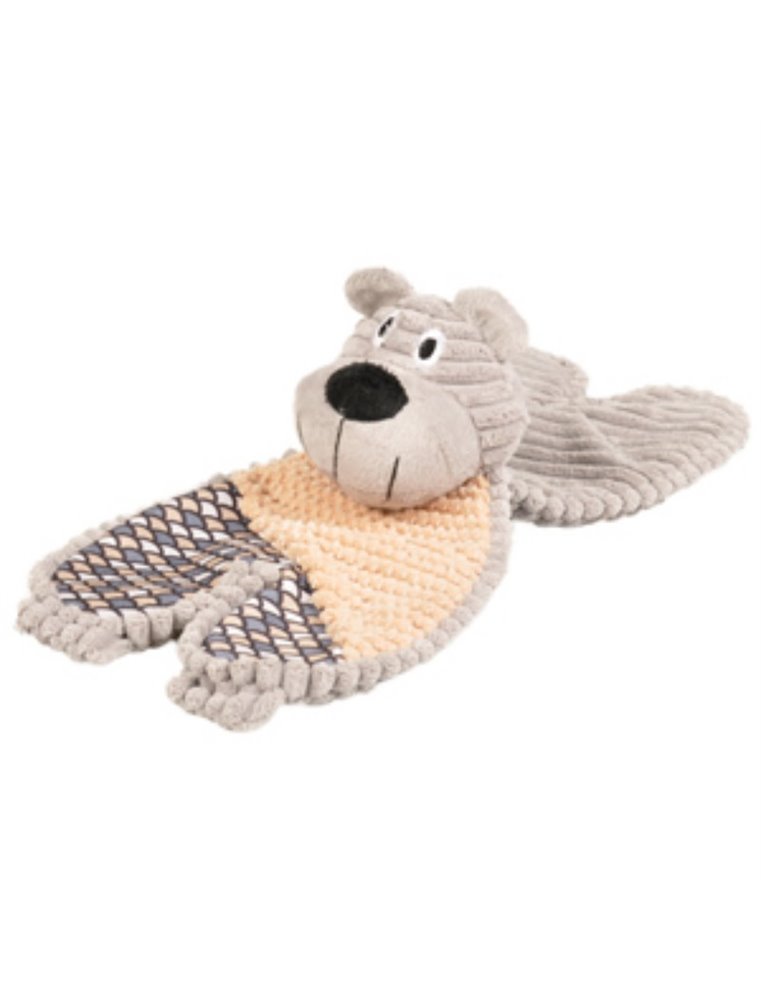 Elliot berenkop + voeten grijs 30cm