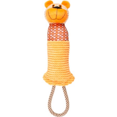 Elliot aap+dummy+touw oranje 44cm 