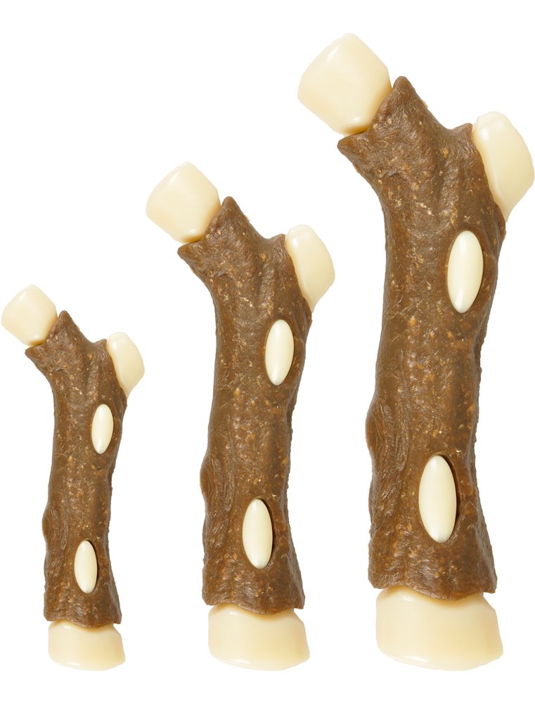 Hs nyl'o hide stok wit 12cm