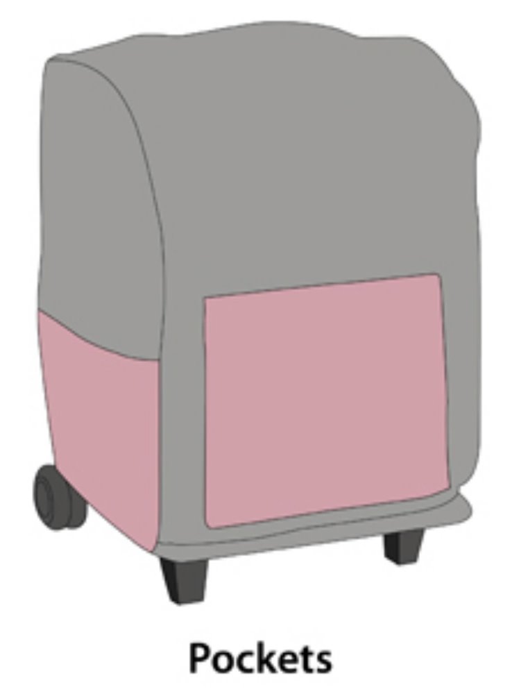 Smart trolley kiara enkel roze