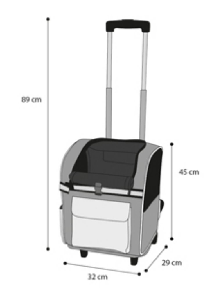 Smart trolley kiara enkel roze