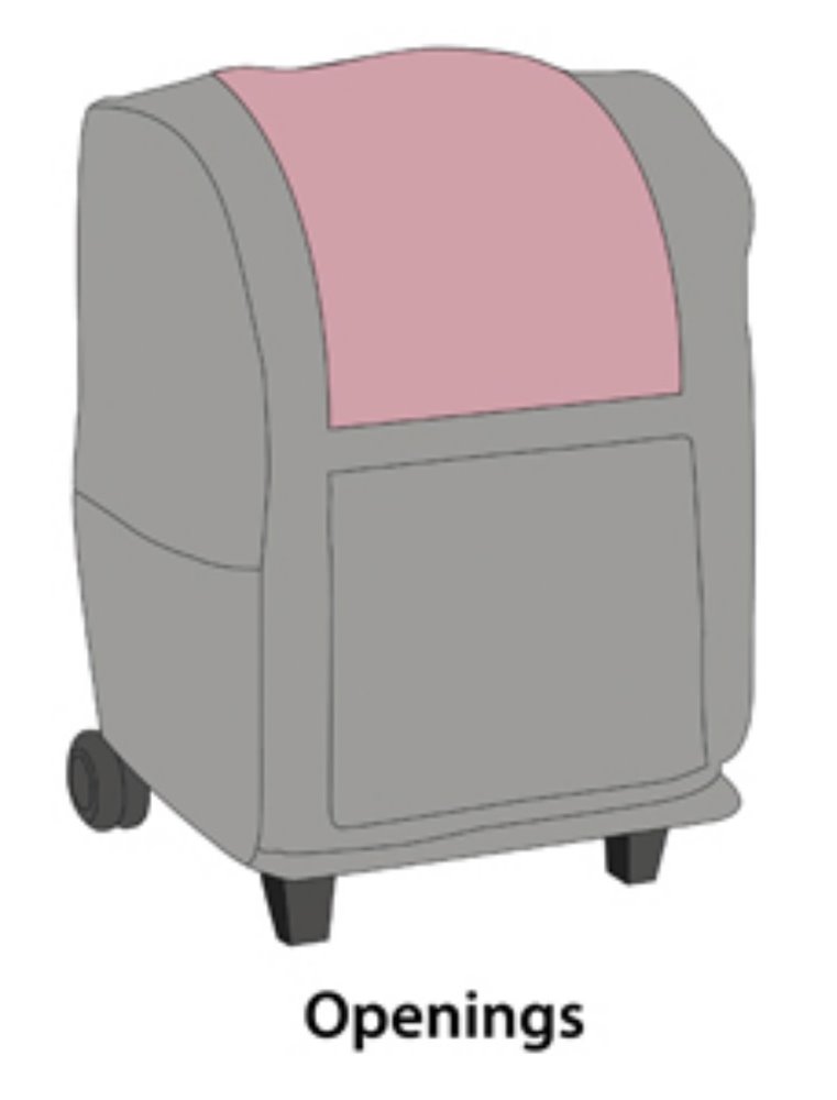 Smart trolley kiara enkel blauw