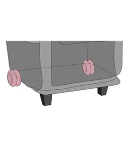 Smart trolley kiara enkel blauw