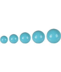 Hs rubber classic bal blauw 8cm