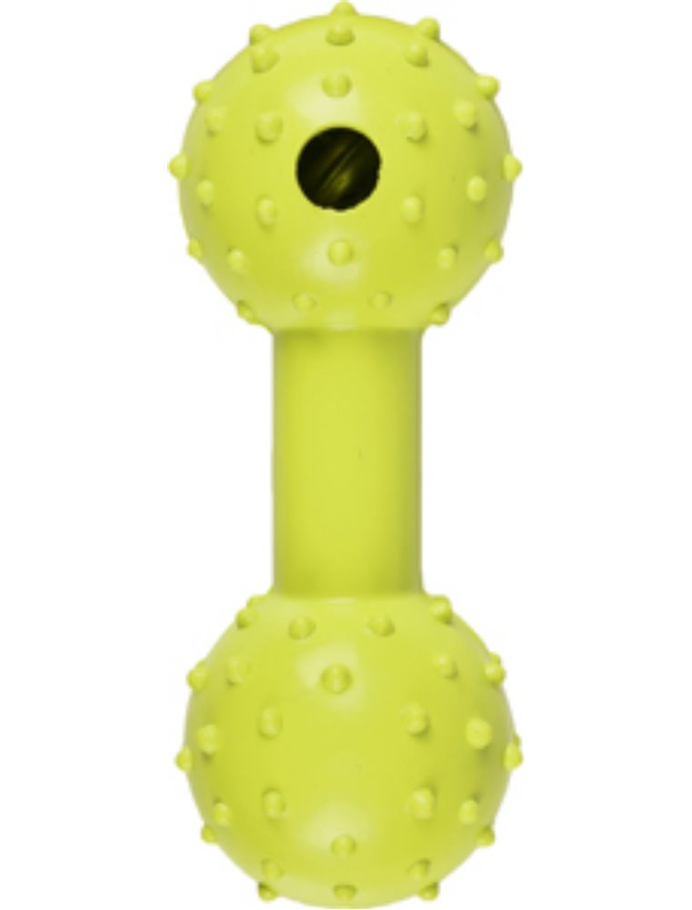 Hs rubber classic halter met bel groen 12cm