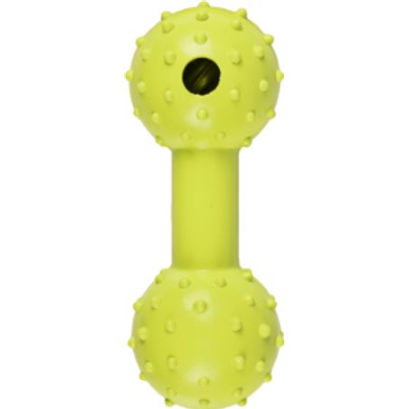 Hs rubber classic halter met bel groen 12cm 