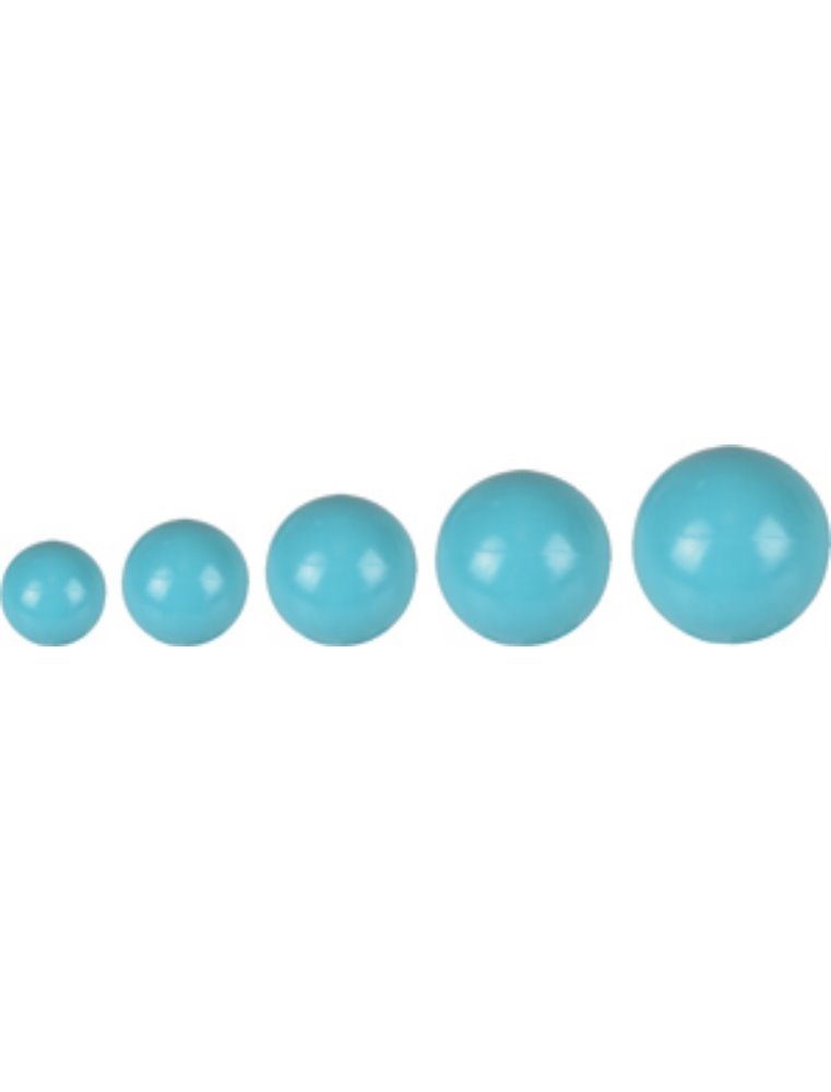 Hs rubber classic bal blauw 8,5cm