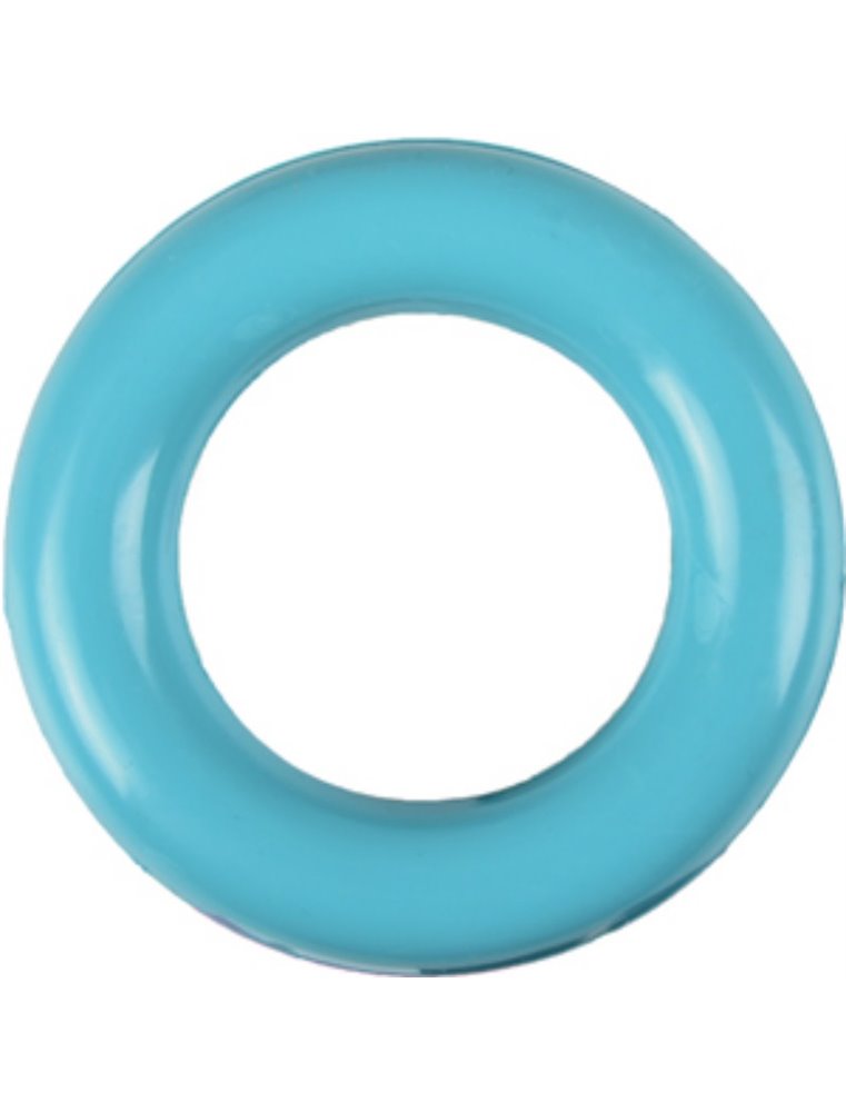 Hs rubber classic ring blauw 9cm