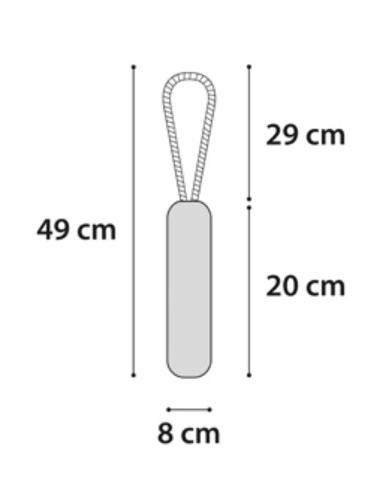 Hs callum trainingsbeen+touw limoen 20cm