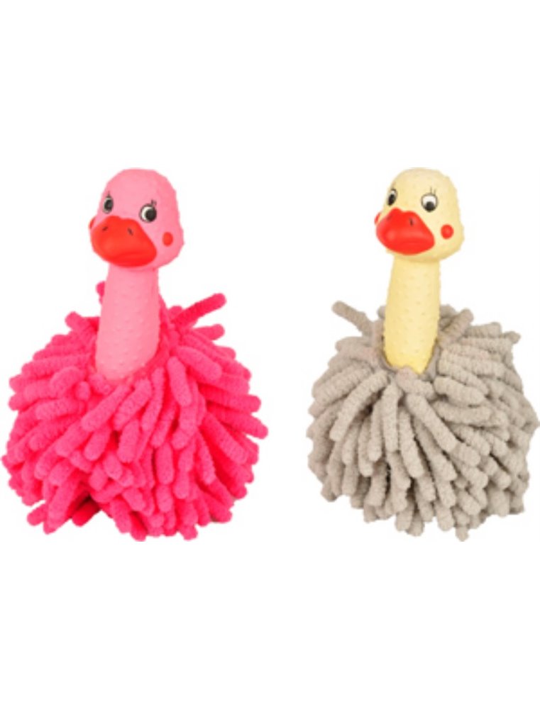 Hs latex struisvogel ass 2kl 16cm